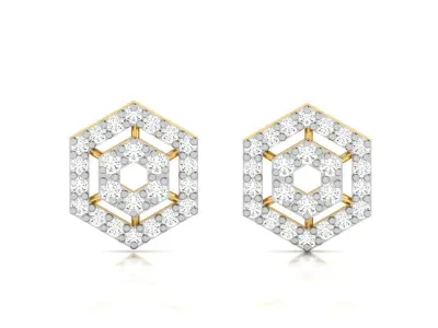 Solitaire Earring 3D print model