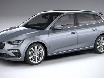 Skoda Scala 2024 3D model
