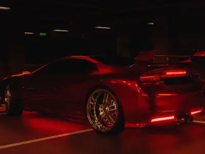 Hot Wheels Seared Tuner 3D model