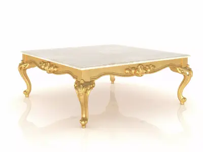 Casanova square coffee table by Modenese 3D model