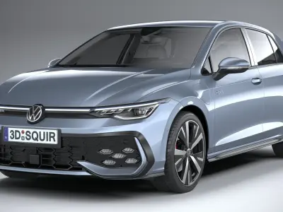 Volkswagen Golf GTE 2024 3D model