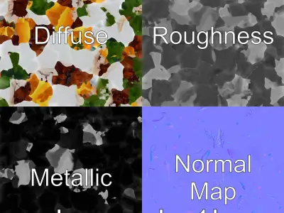 Brazilian Feijoada Stew Interactive 3D model pack Low-poly 3D model