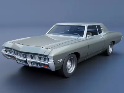 Chevrolet Caprice 1968 3D print model