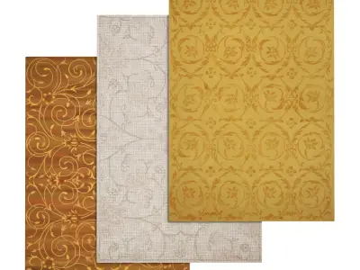 Rug Set 2245 3D model