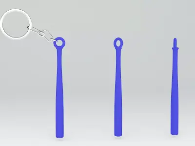 Baseball Bat 3D Print Ready Model 3D print model