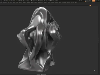 Modern Abstract Decorative sculpture 3d print model 42 3D print model