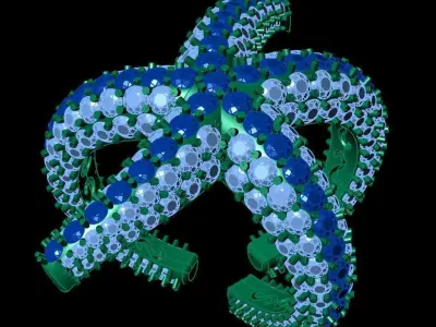 Starfish Diamond Luxury Ring  3D print model