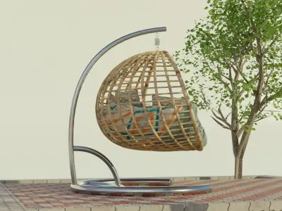 Swing Chair Free 3D model