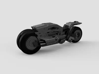 The BATBLADE 2022- Flash movie 3D print model