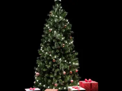 Christmas tree 3D model 13