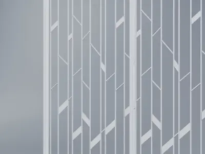 Wall partition Low-poly 3D model