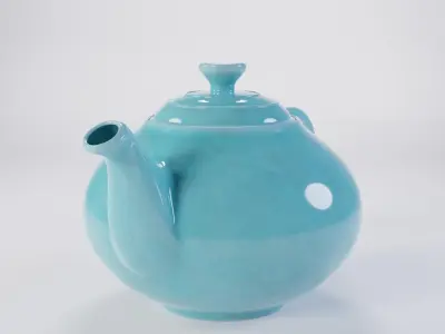 Le Creuset Traditional Teapot Low-poly 3D model
