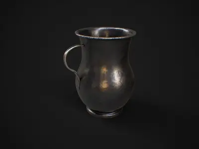Tankard Low-poly 3D model