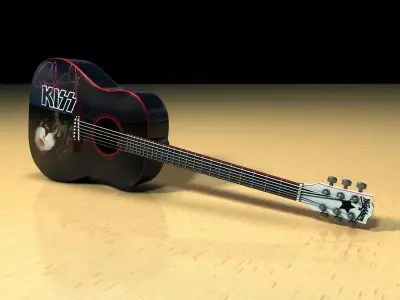 Washburn PS9 Paul Stanley Guitar 3D model