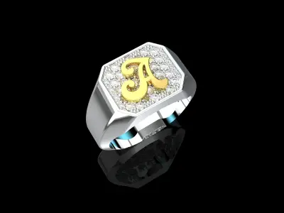 Ring Number 20 3D print model