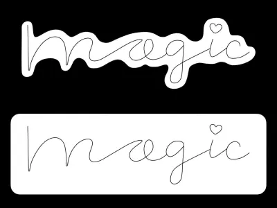 Magic Neon Sign 3D model