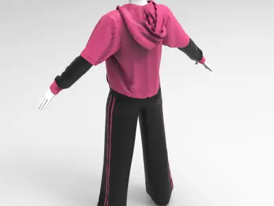 HipHop Street Fashion  3D model