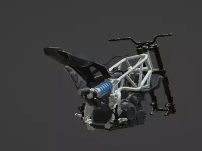 FTR sport frame and engine  3D model