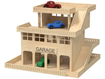 Garage toy 3D model