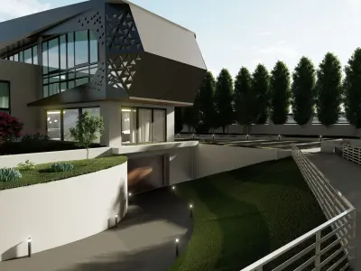 Main luxury villa 3D model