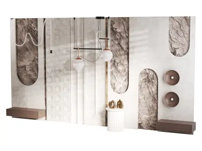Decorative Wall panel  61 3D model