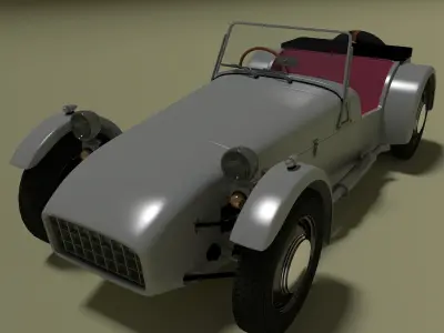 Roadster 1 sports car 3D model