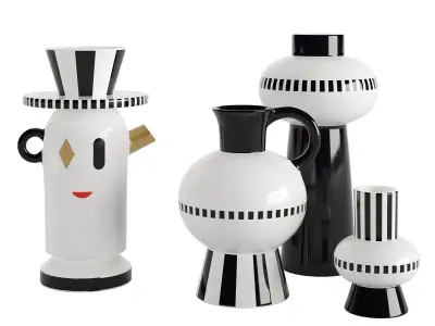 Abstract Ceramic Vase 3D model