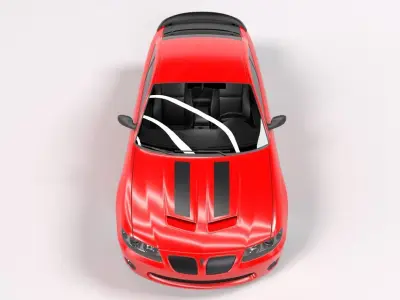 Pontiac Car 3d model 3D model