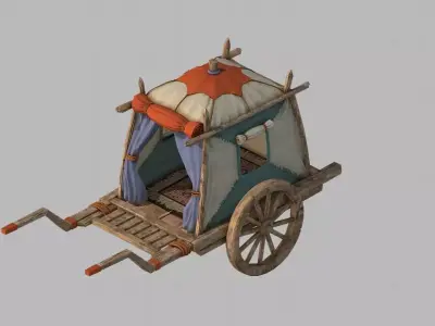 Game Water Delivery Team - Car 3D model