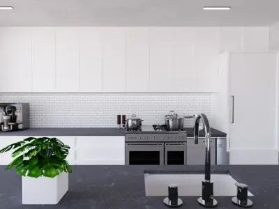  modern kitchen model 3D model 3D model