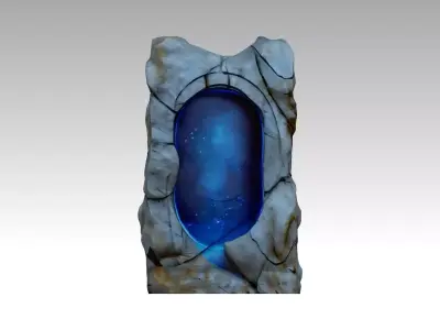 Portal - Stargate Collection 1 Low-poly 3D model