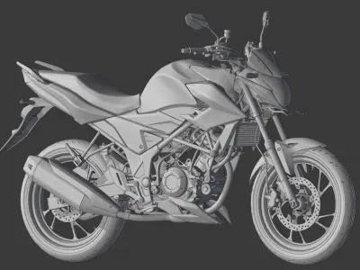 CBR150R 3D Modelling 3D model