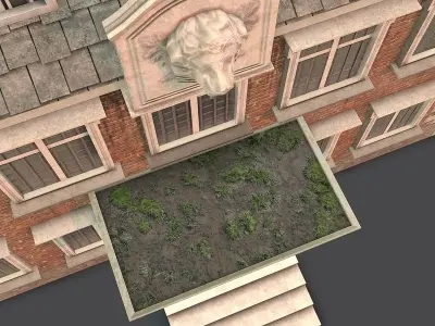 Low Poly House 01 Low-poly 3D model