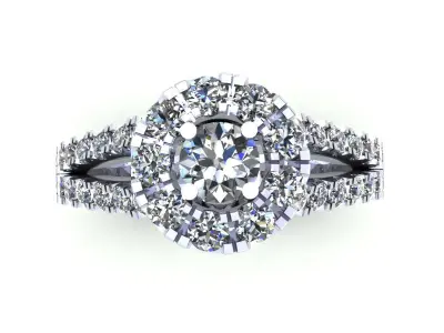Solid Love Wedding Ring 371 3D print model