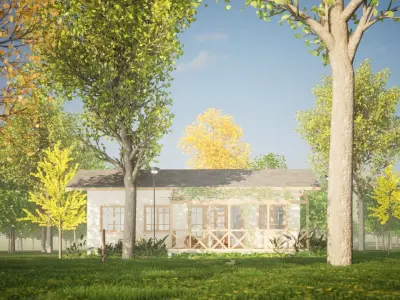 037Countryhouse1f76m2 3D model