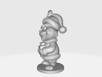The Grumpy Christmas Thief Figurine Holiday Decoration 3D print model