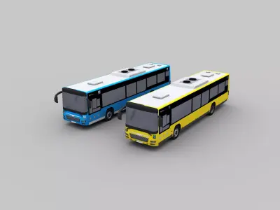 MAN Lions City LE Low-poly 3D model