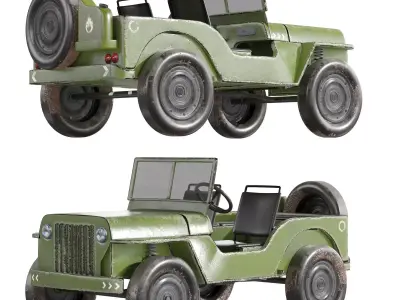 jeep car 3D model 3