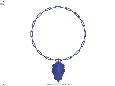 The Lion King Mane Pendant 3D print model