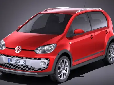 Volkswagen Cross Up 2016 VRAY 3D model