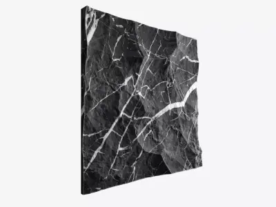 361-RockPanel marble wall art 3D model