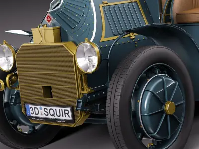  Lohner Porsche 1901 3D model