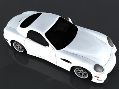 Panoz Esperante GTLM Low-poly 3D model