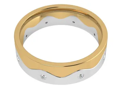 Wedding Band 4397 3D print model