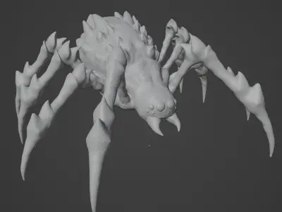 Halloween spider Free 3D print model