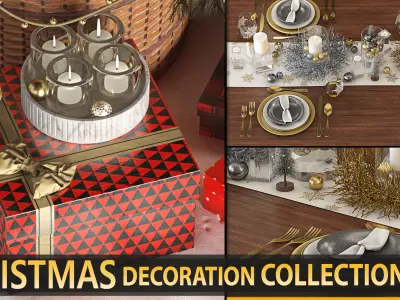 Christmas Decoration Collection Vol 01 3D model