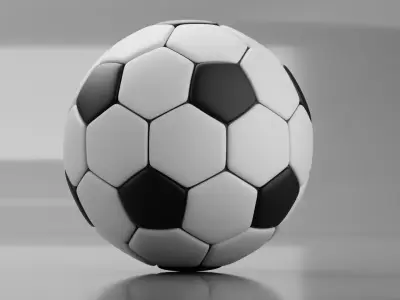 Football 3D model