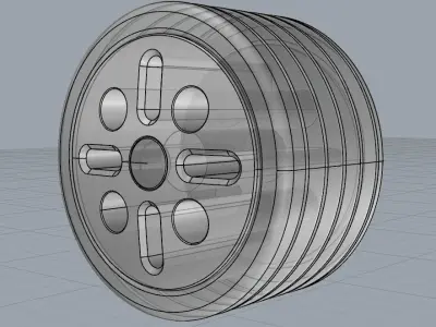 rc wheel1 3D print model