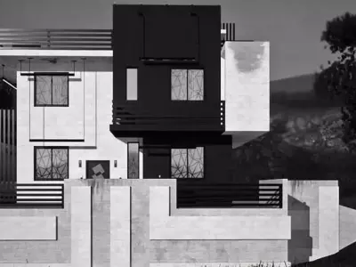 Residential modern house design in pakistan youtube 3D model