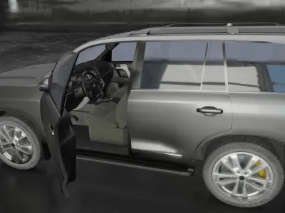 Land Cruiser 200 Series  Low-poly 3D model